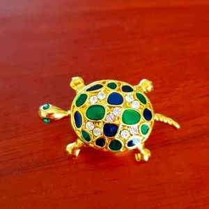 Turtle brooch